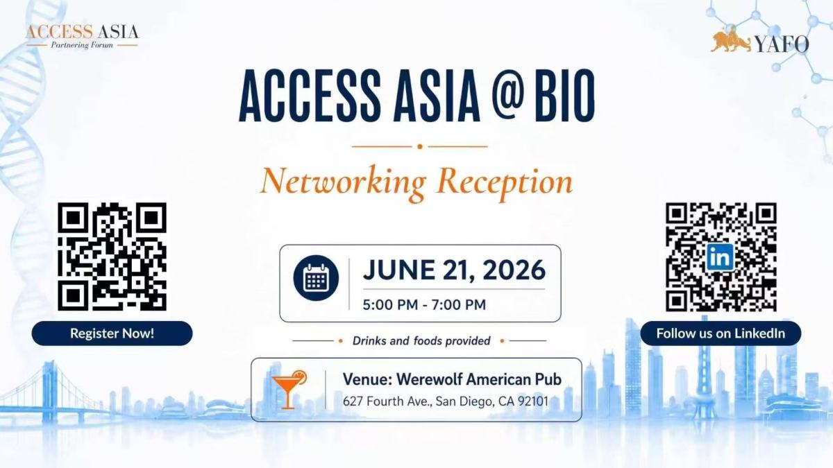 ACCESS ASIA Networking Reception @ BIO&nbsp;2026